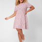 Leota Women's Short Sleeve Mackenzie Dress in Pink Multi (Curve)