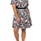 Leota Women's Mackenzie Floral Dress Black Size 1X