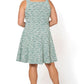 Leota Women's Ariana Dress in Green Multi Jacquard 2X Lord & Taylor Green Size 2XL