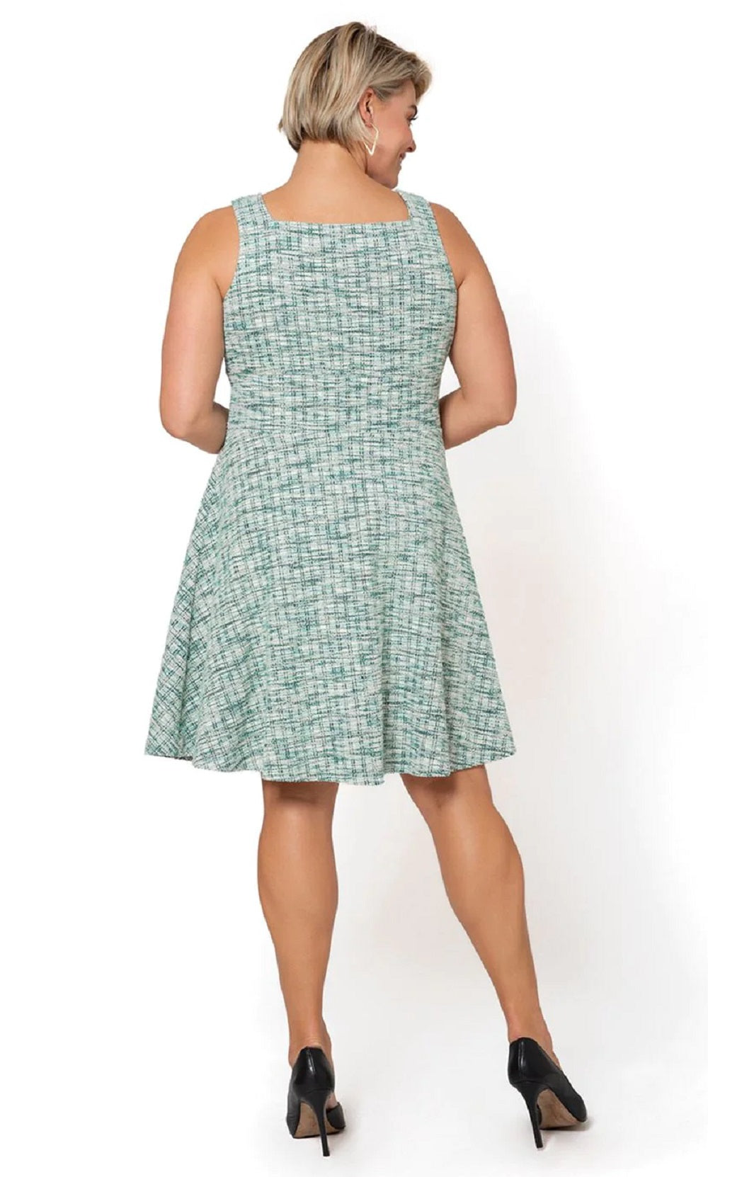 Leota Women's Ariana Dress in Green Multi Jacquard 2X Lord & Taylor Green Size 2XL
