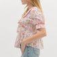 Entro - Floral Peplum Top