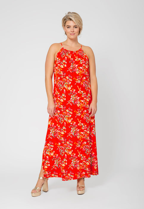 Leota Women's Cameron Floral Maxi Dress Pink Size 3X