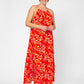 Leota Women's Cameron Floral Maxi Dress Pink Size 3X