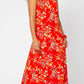 Leota Women's Cameron Floral Maxi Dress Pink Size 3X