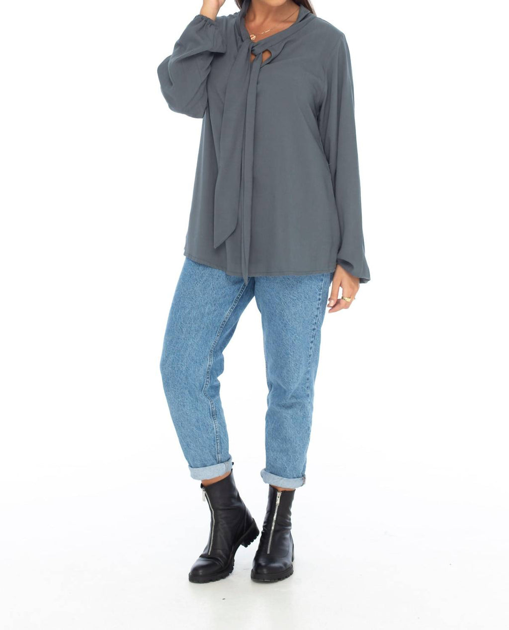 Skemo - Basics Tie Blouse – Steals