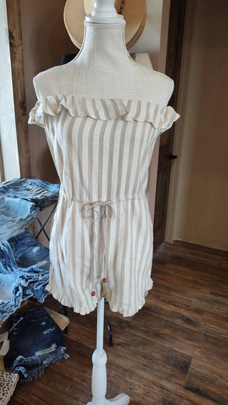 Hem & Thread - Striped Tube Romper