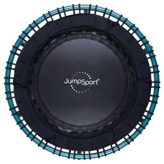 JumpSport 250 Workout Rebounder for Adults, 39" Mini Fitness Trampoline, Teal
