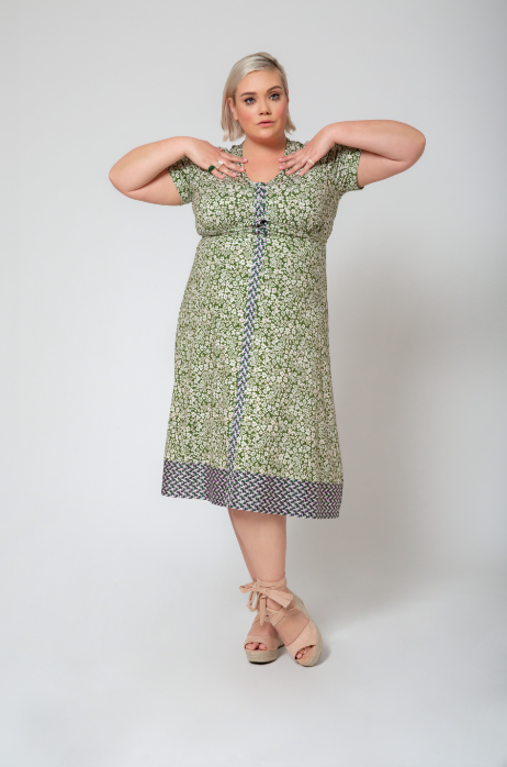 Leota Women's Francesca Dress Green