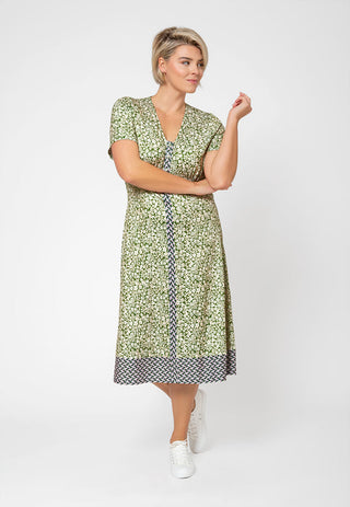 Leota Women's Francesca Dress Green