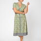 Leota Women's Francesca MIDI Dress Green Size 3X