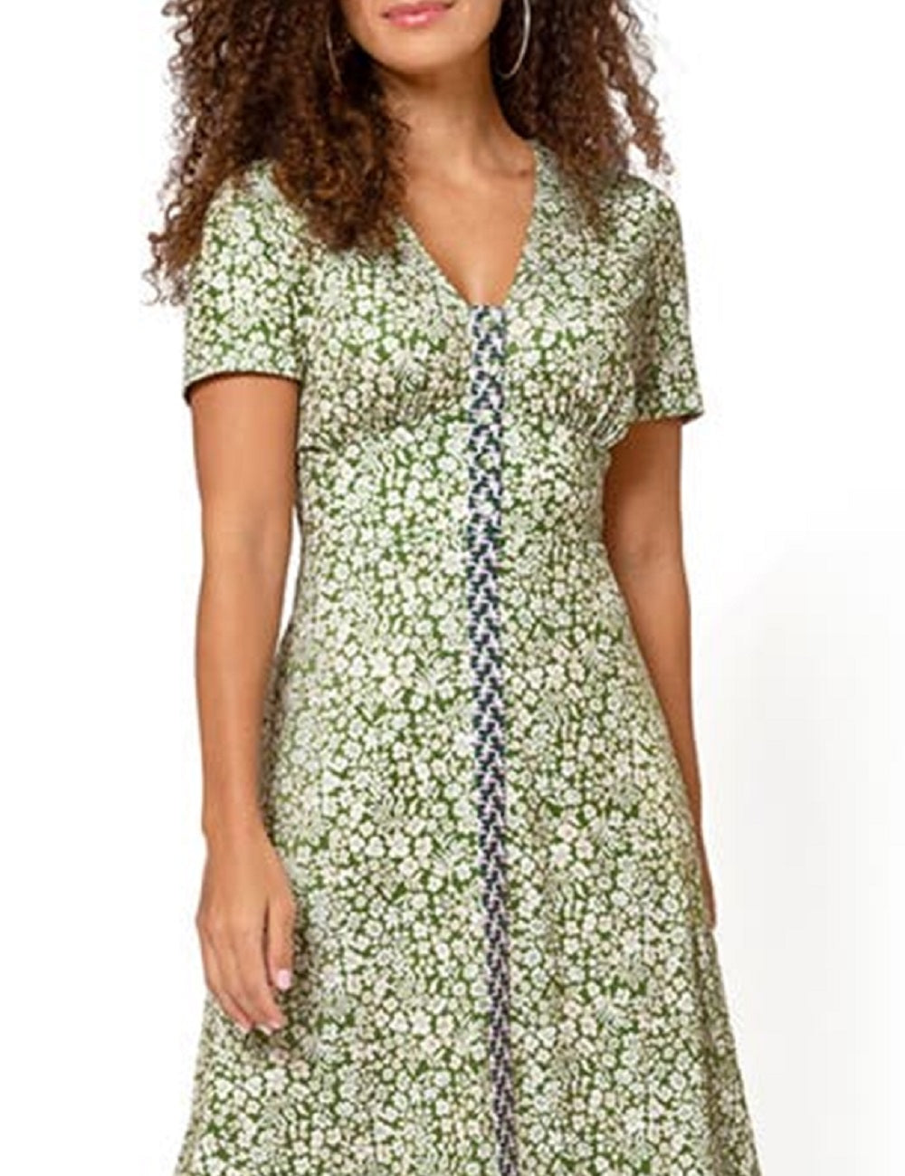 Leota Women's Francesca MIDI Dress Green Size 3X