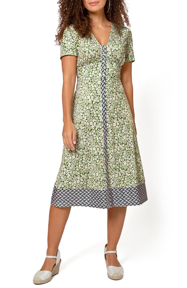 Leota Women's Francesca Dress Green