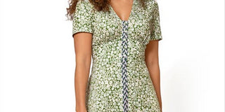 Leota Women's Francesca MIDI Dress Green Size 3X