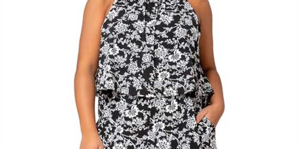 Leota Women's Skyler Floral Jumpsuit Black