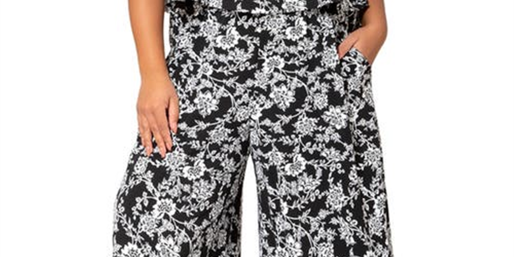 Leota Women's Skyler Floral Jumpsuit Black