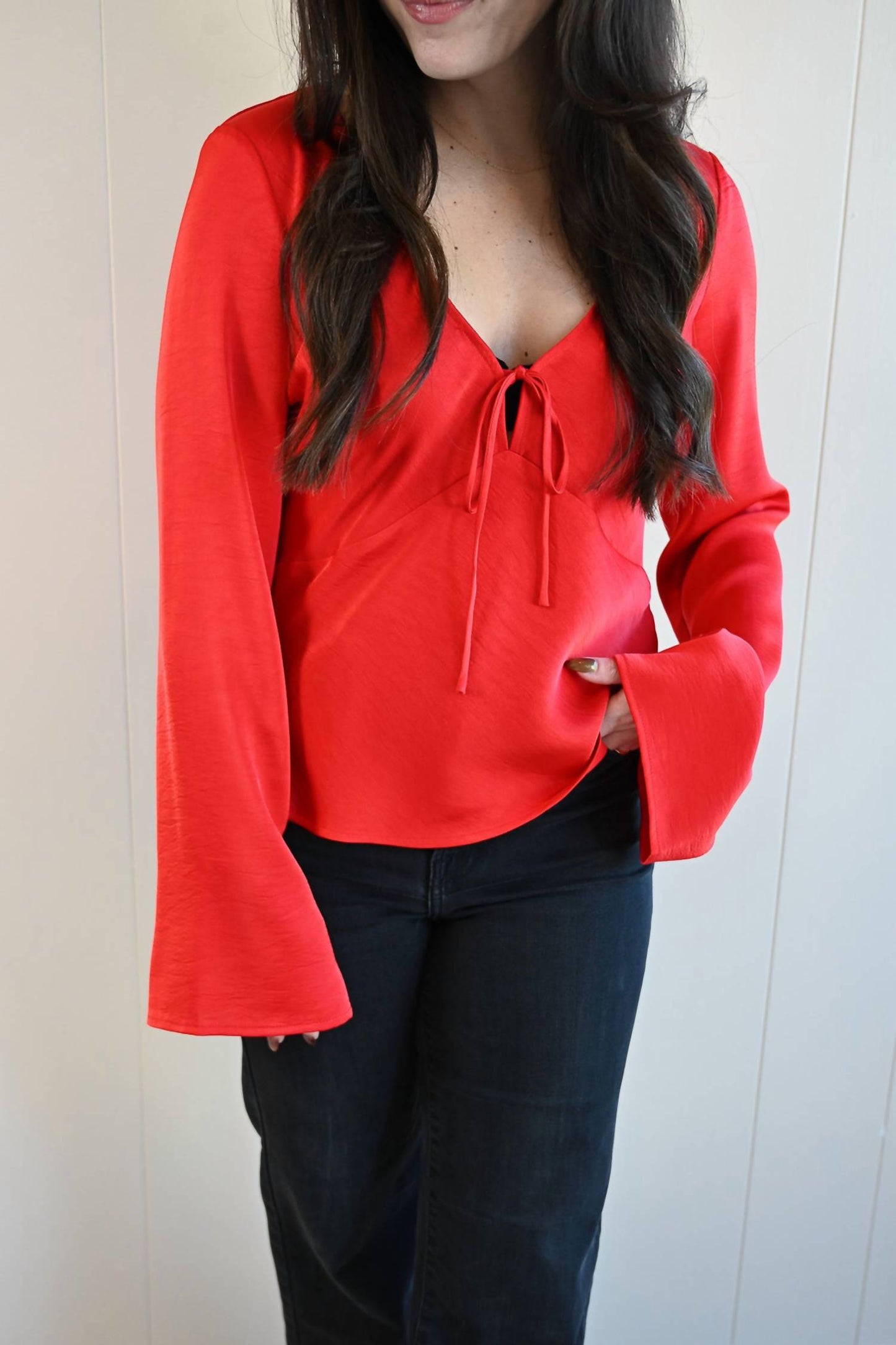 Z Supply - Women's Spray Street Tie Front Blouse
