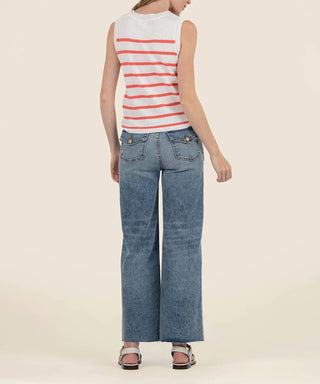 Kut From The Kloth - Contessa Pullover Striped Sweater Vest