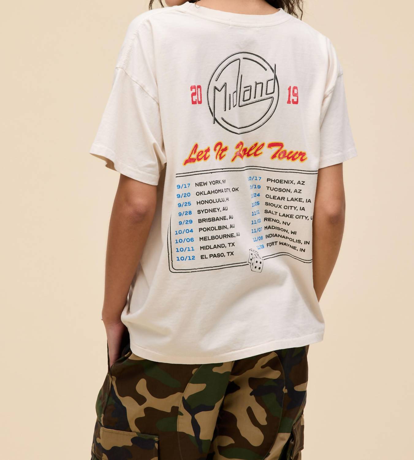 Daydreamer - Midland Let It Roll Tour Merch Tee