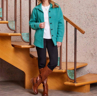 Karen Kane - Petite Size Brushed Shirt Jacket