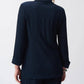 Joseph Ribkoff - Quarter Sleeve Seersucker Blazer Jacket