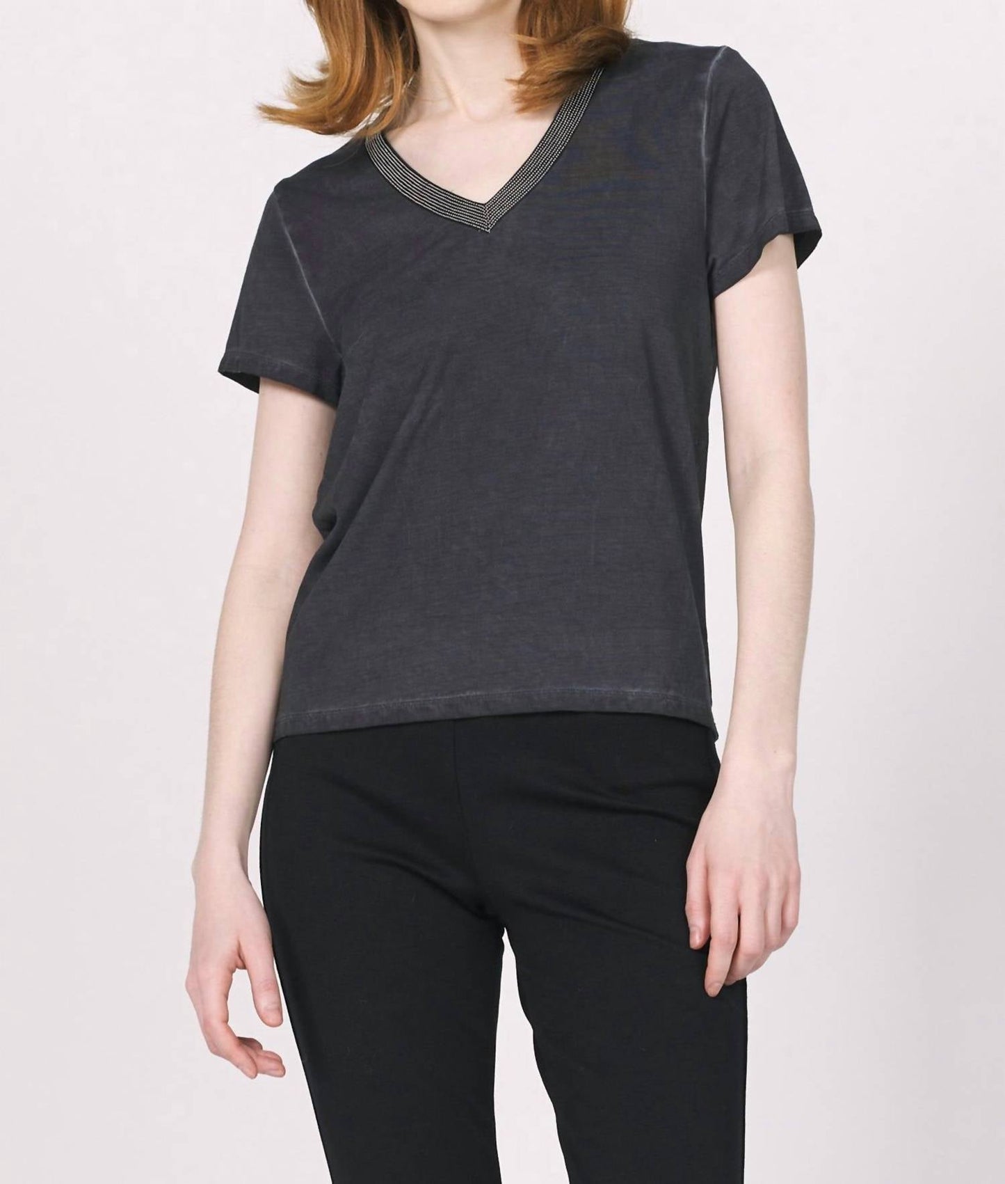 Another Love - V-neck Short Sleeve Top