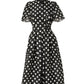 Carolina Herrera - Women's Polka Dot Midi Shirt Dress