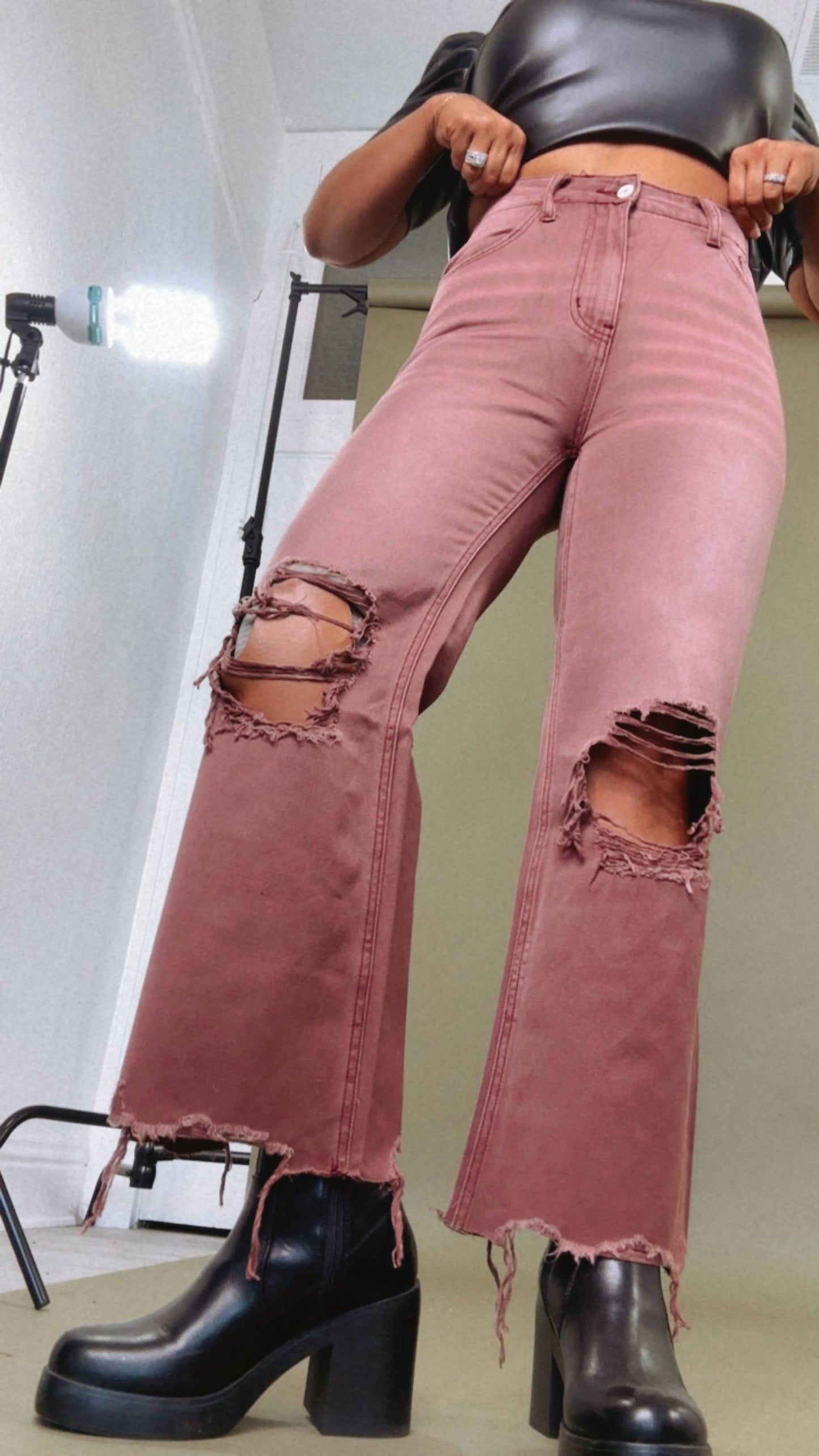 Vervet By Flying Monkey - Brooks Distressed Jean
