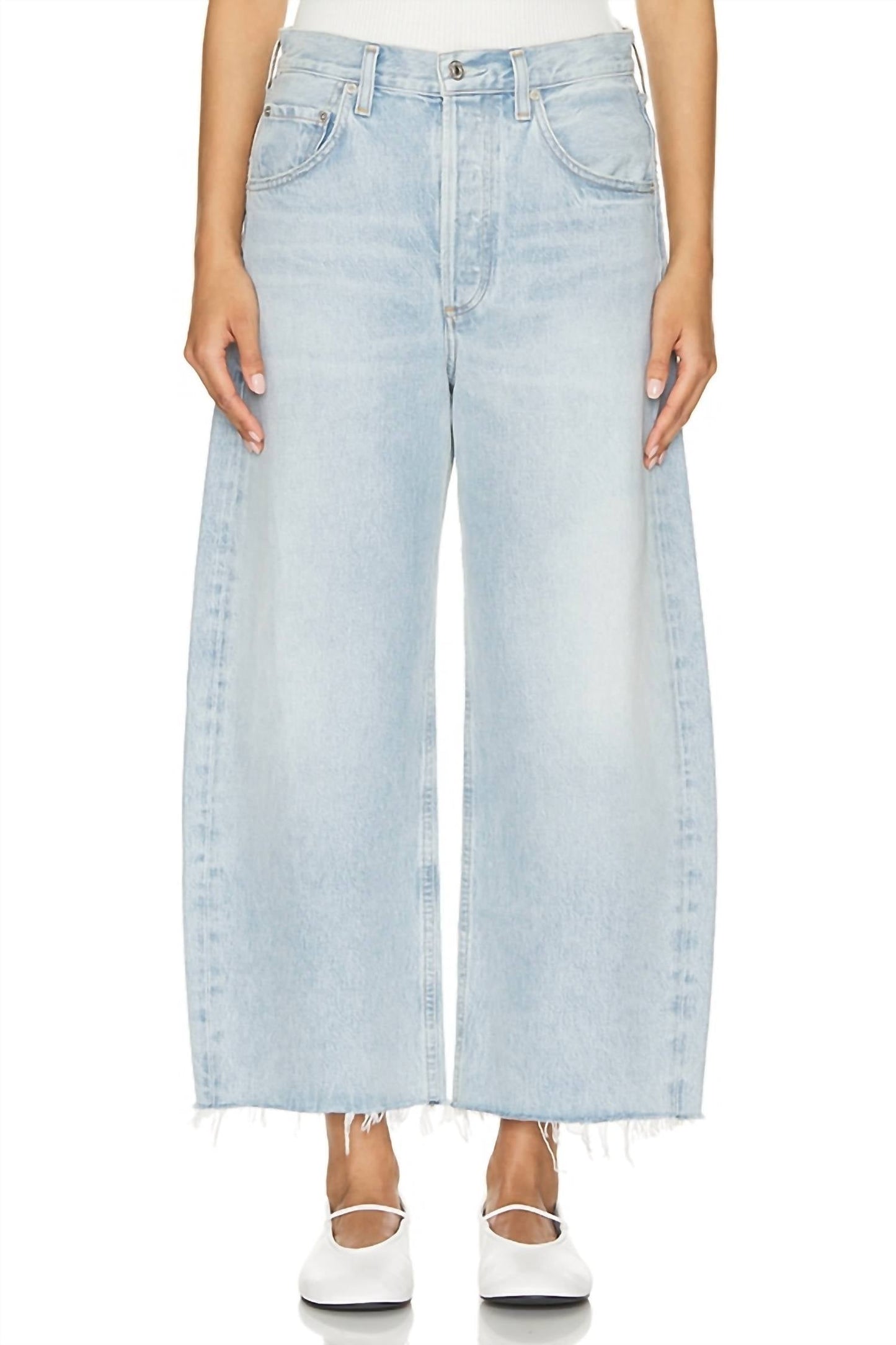 Citizens Of Humanity - Ayla Raw Hem Crop Jeans