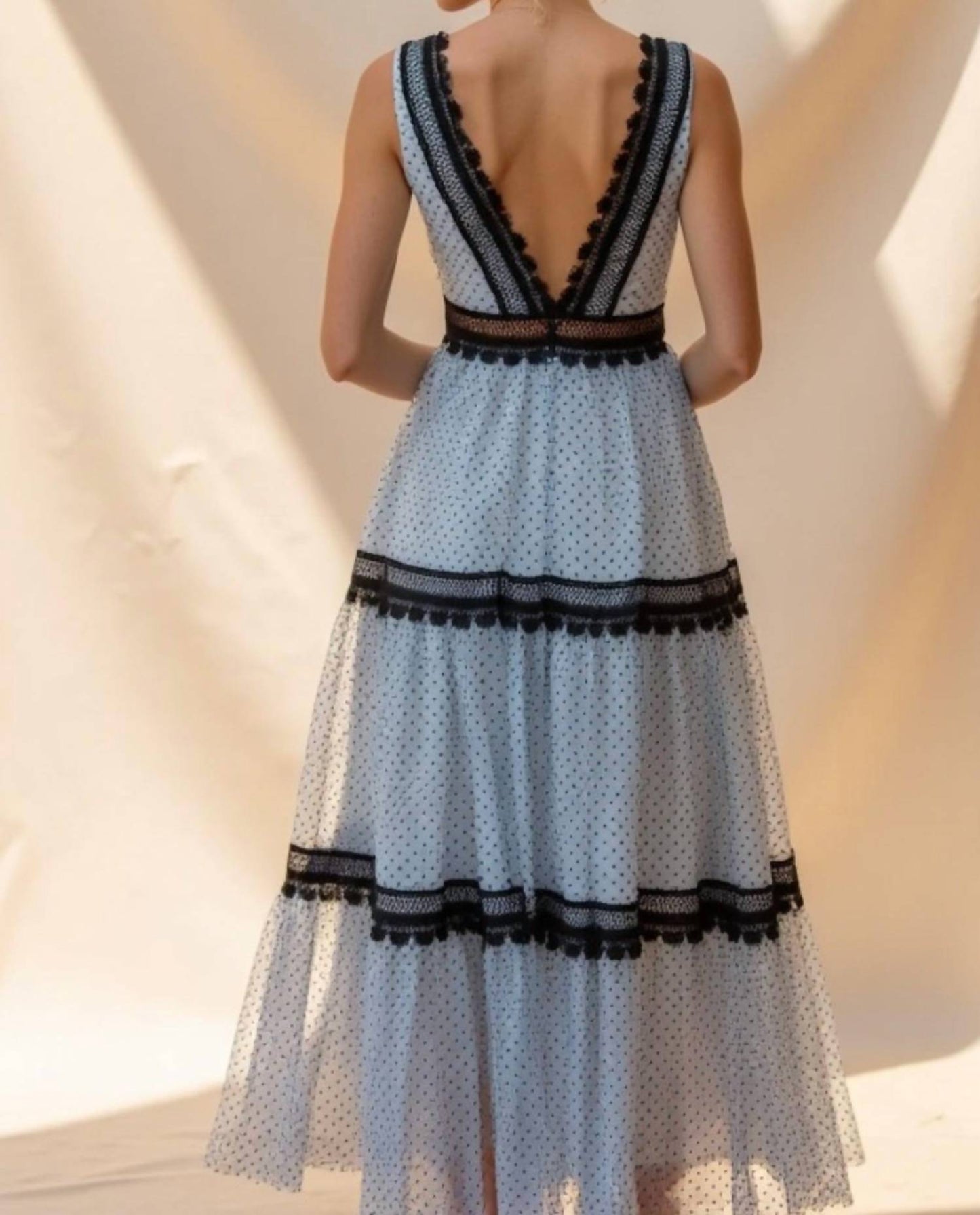 Akalia - Kiki Dotted Long Dress