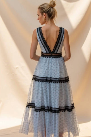 Akalia - Kiki Dotted Long Dress