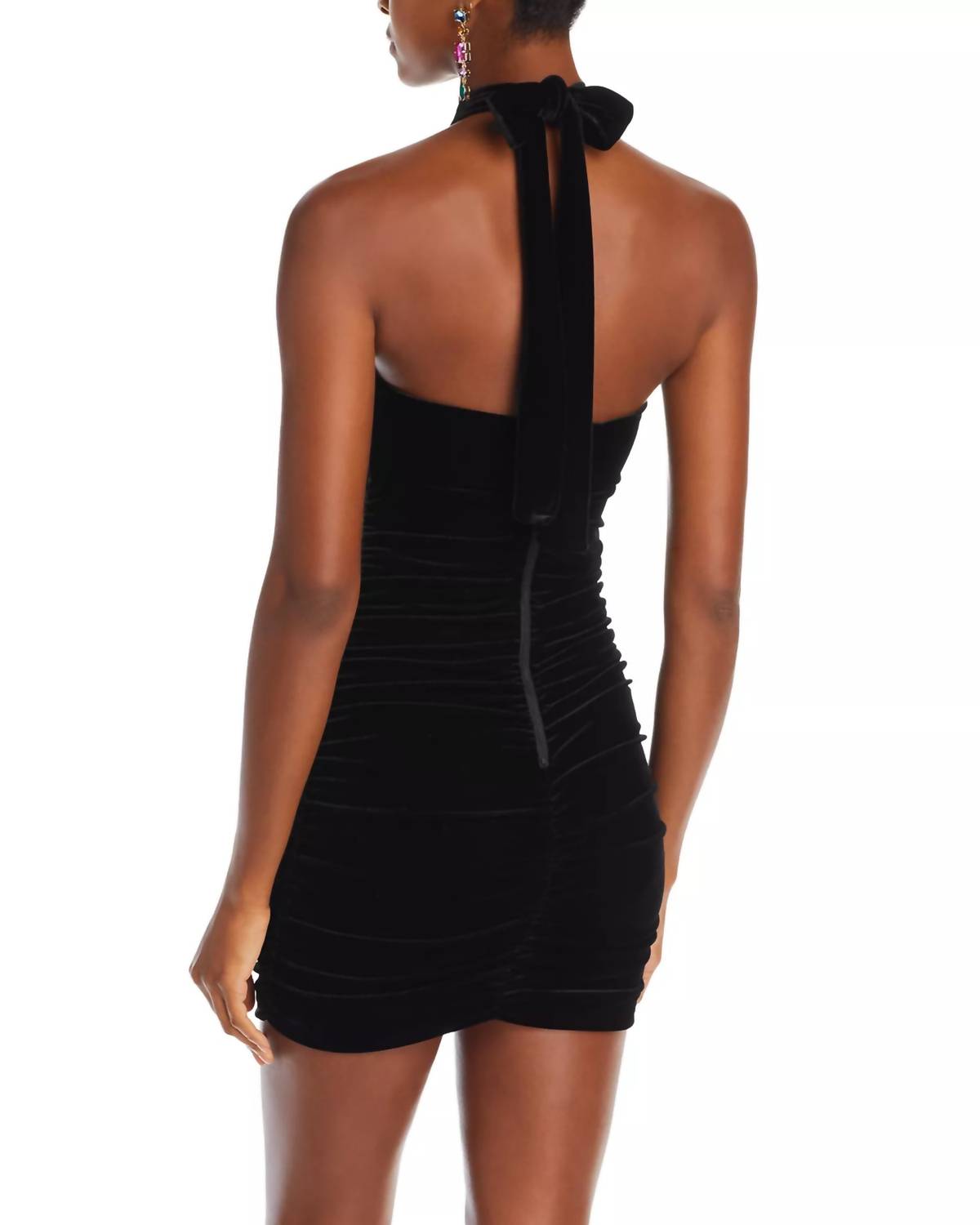 Bardot - Inara Velour Mini Cocktail Dress