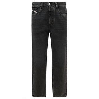 Diesel - Men's D-macs Logo Patch Straight Leg Denim Jeans