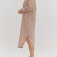 Entro - Stripe Midi Shirt Dress