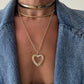 Eklexic - Women's Hannah Open Heart Pendant