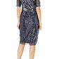 Adrianna Papell - Full Beaded Short Evening Dress