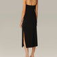 Enza Costa - ITALIAN VISCOSE STRAPPY SIDE SLIT DRESS