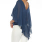 Joseph Ribkoff - Lightweight Chiffon Layered Blouse