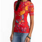 Johnny Was - ELEANOR SHORT SLEEVE MESH TEE
