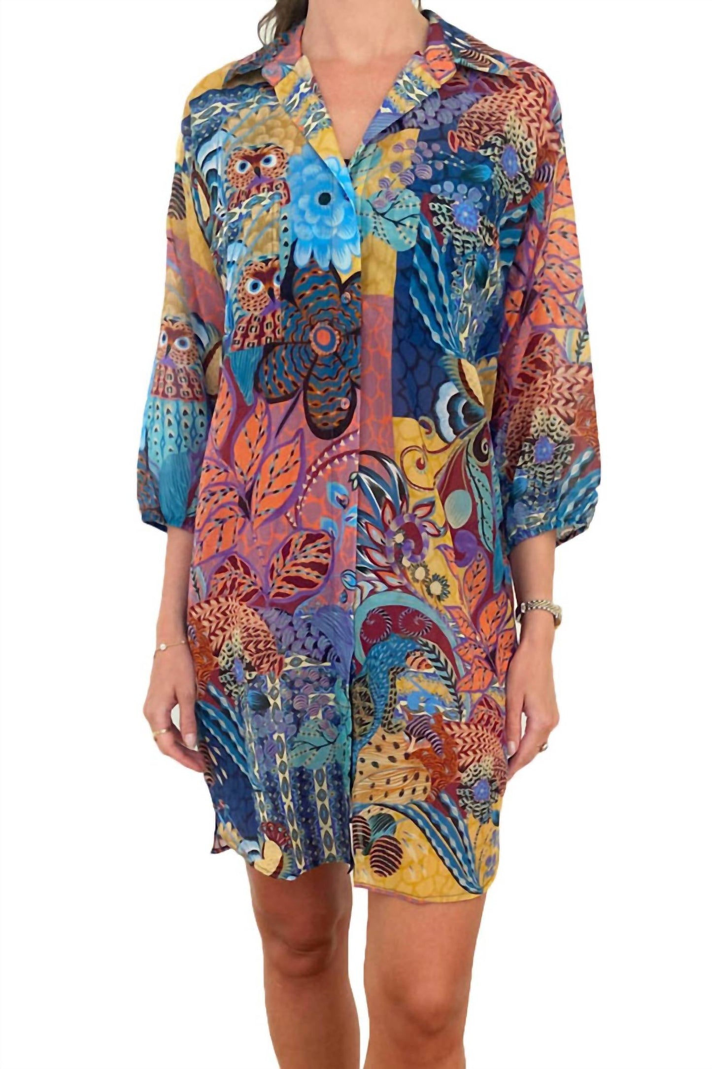 Johnny Was - Sea Owl Shirt Dress