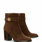 Tory Burch - Women T Lock Heeled Ankle Boot