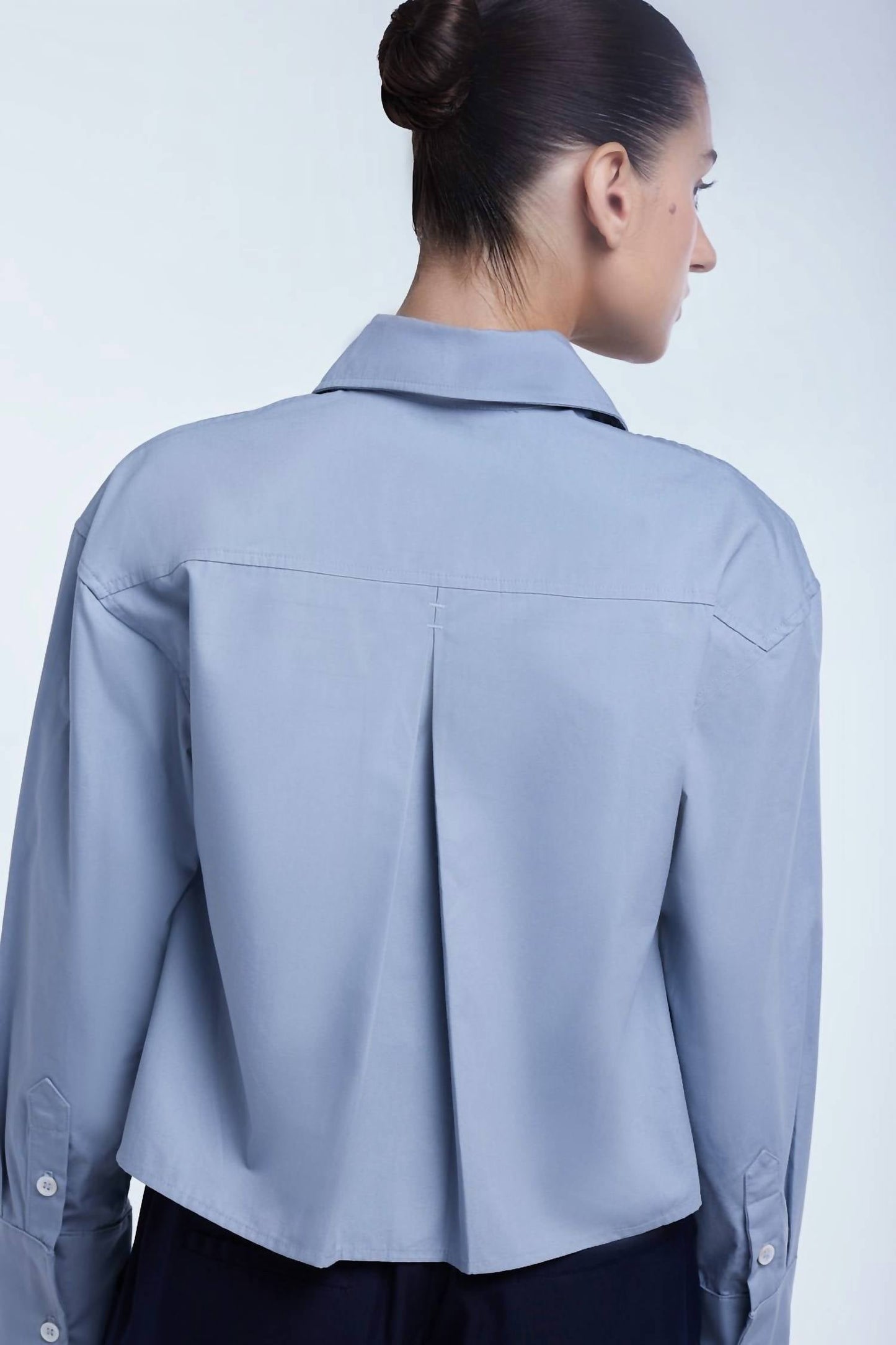 Dāl The Label - Cropped Button Down Shirt