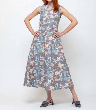 Odeeh - Chiné Flowers Midi Dress