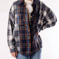 Blu Pepper - Patchwork Button Down Shirt