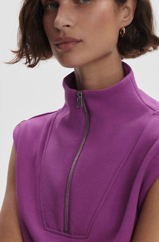 Varley - Magnolia Half Zip Tank