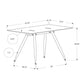Computer Desk For Home Office, Laptop, Tempered Glass, Contemporary & Modern - White