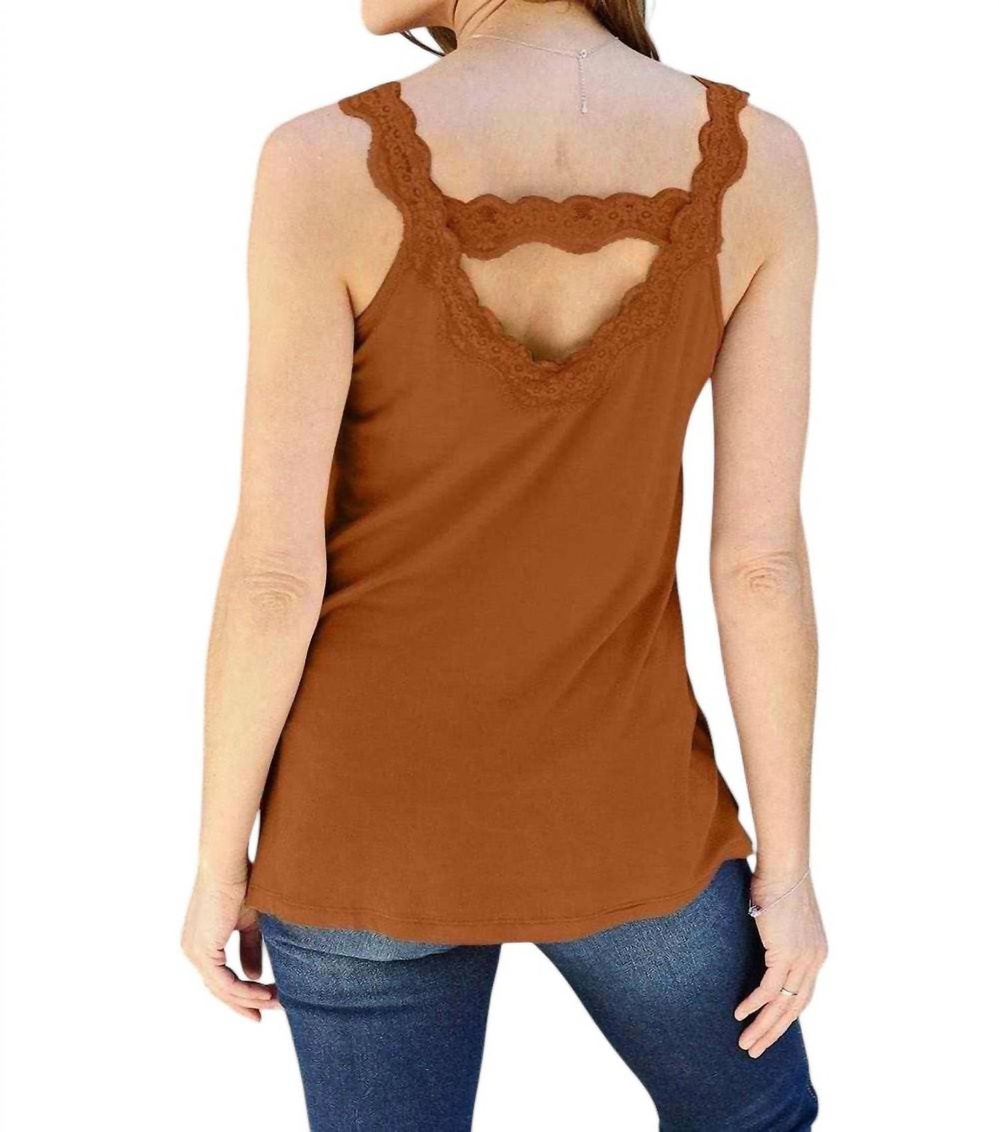 Basic Bae - Effortless Elegance Lace V-Neck Cami