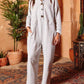 Bucketlist - French Terry Boxy Button Up Jumpsuit