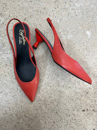 Seychelles - Women's Brooklyn Leather Kitten Heel Sandal