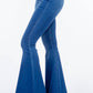 American Bazi - High Waist Pull On Flare Jeans