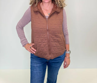 Staccato - Sheila Hooded Quilted Vest